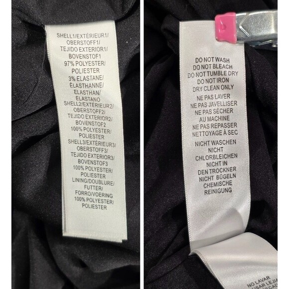 Adrianna Papell Formal Gown Maxi Dress Black Satin Sequin Long NWT Glam 16W - Picture 13 of 16